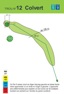 Trou 12 - Colvert